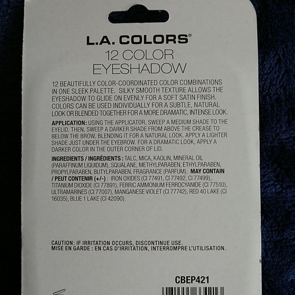 NIB Lot x2 L.A. Colors 12 Color Eyeshadow Palette - Picture 5 of 6